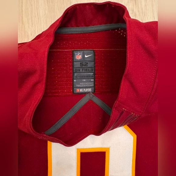 Kirk Cousins Washington Redskins Nike Elite Jersey Men's 52 XXL - Picture 4 of 9